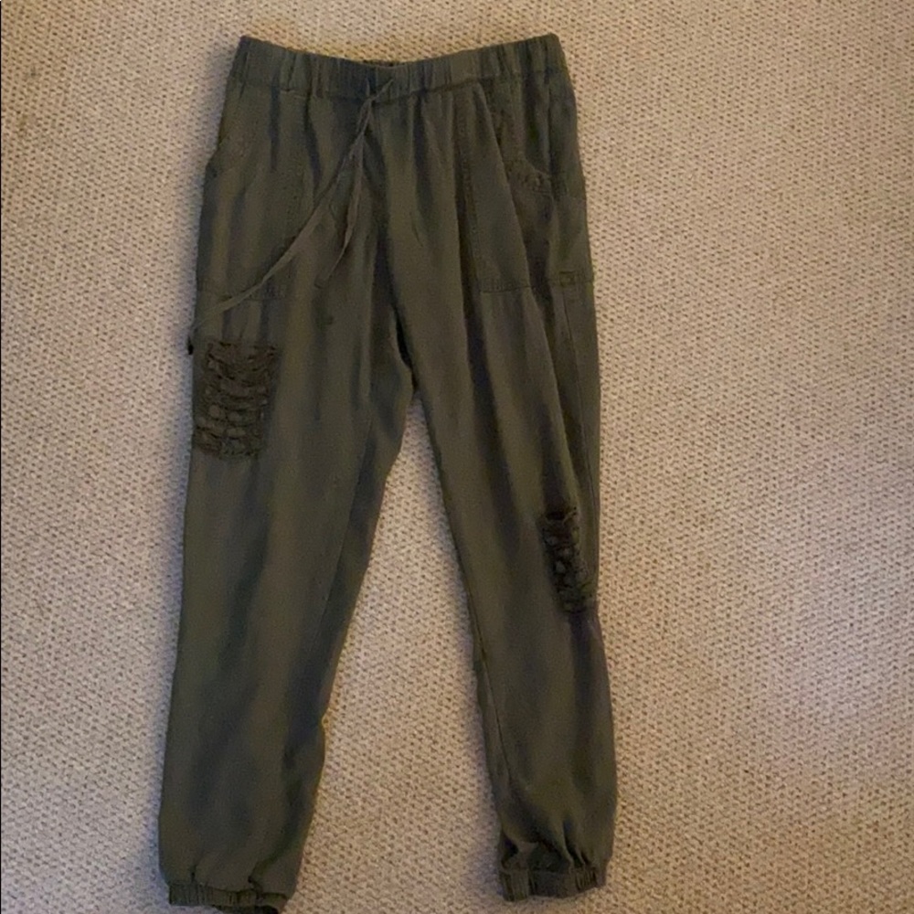 Baggy cuffed pants